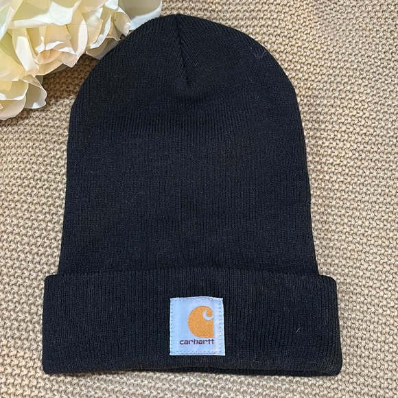 Carhartt Women's Classic Black Knit Hat - Picture 1 of 5